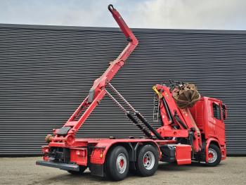 Scania R520 V8 6x2/4 / EPSILON CRANE + HOOKLIFT